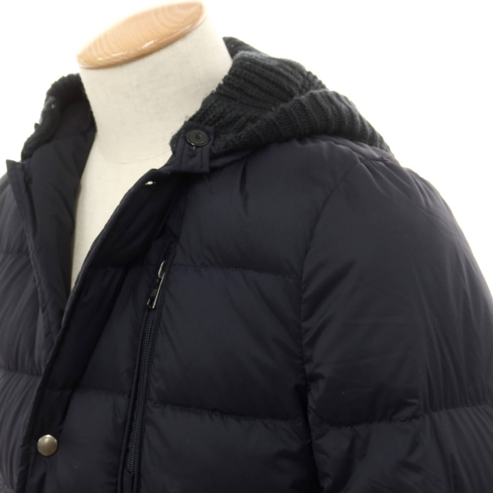 [Used] GIAN CARLO ROSSI Stretch Nylon Down Jacket Dark Navy [44] [Condition Rank C] [Men&