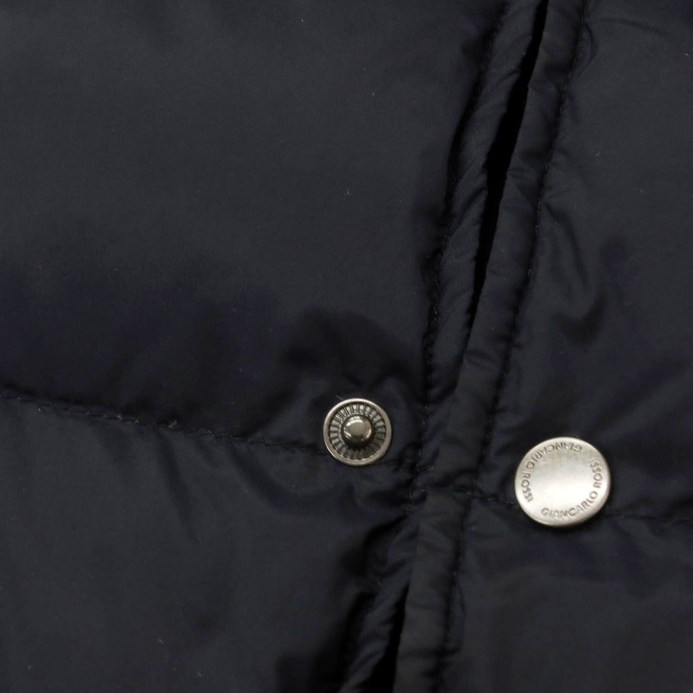 [Used] GIAN CARLO ROSSI Stretch Nylon Down Jacket Dark Navy [44] [Condition Rank C] [Men&