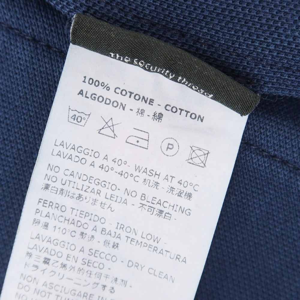 【中古】ハイドロゲン HYDROGEN 鹿の子コットン ジレ ベスト ネイビー【 M 】【 状態ランクC 】【 メンズ 】