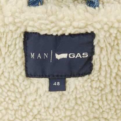 【中古】ガス GAS ボア デニムジャケット ブルー【 48 】【 状態ランクB 】【 メンズ 】