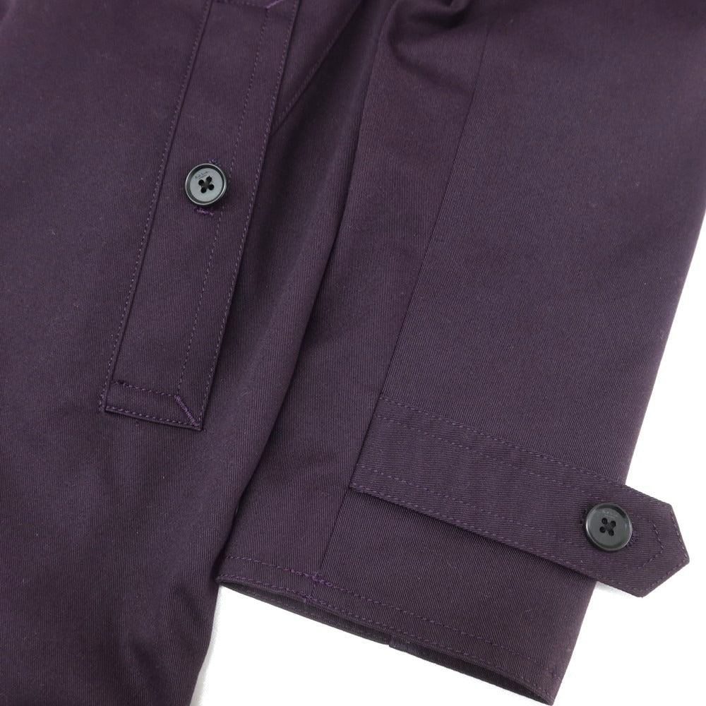 【中古】ポールスミス Paul Smith ツイルコットン ライナー付き ステンカラーコート パープル系【サイズM】【 状態ランクC 】【 メンズ 】 [EPD]