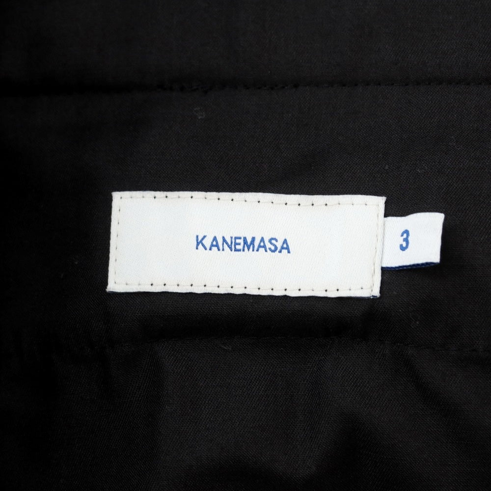 【中古】カネマサフィル KANEMASA PHIL. ポリエステルコットン カジュアルスラックスパンツ ブラックネイビー【 3 】【 状態ランクB 】【 メンズ 】