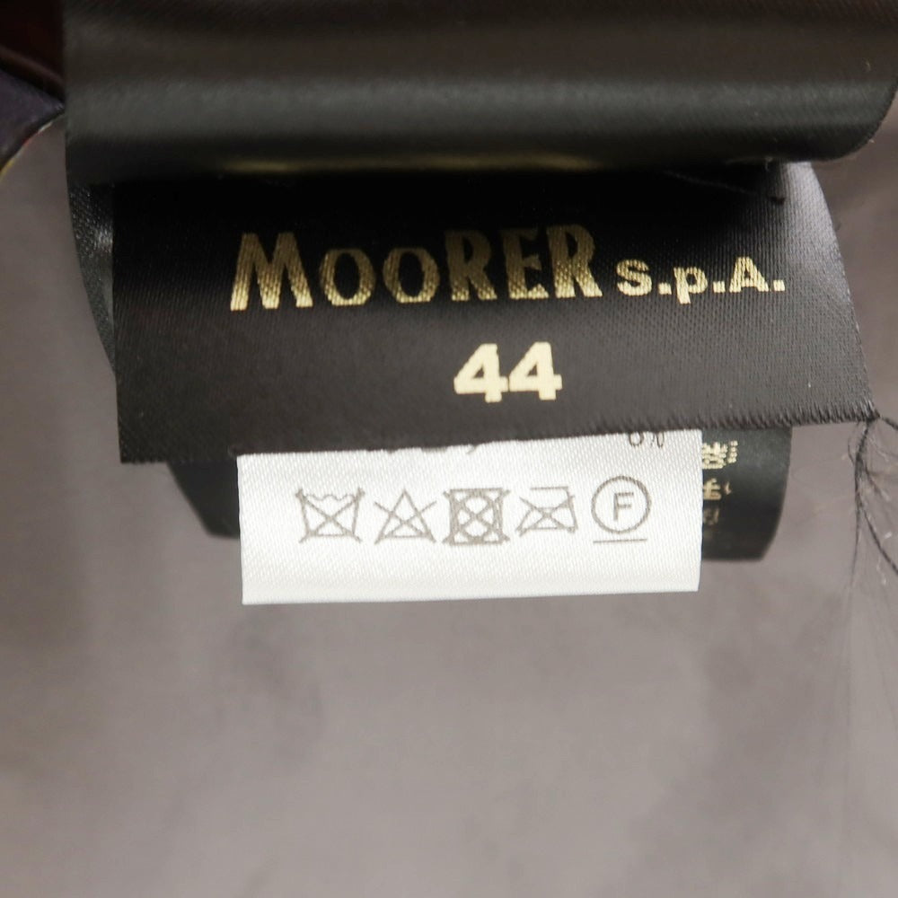 【中古】ムーレー MOORER ナイロン ダウンベスト ネイビー【 44 】【 状態ランクC 】【 メンズ 】