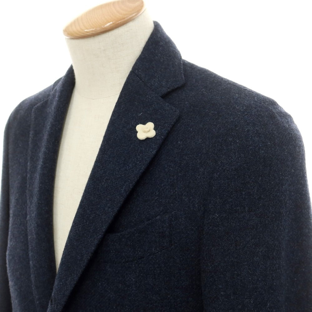 【中古】ラルディーニ LARDINI ウール テーラードジャケット ネイビー【 44 】【 状態ランクC 】【 メンズ 】