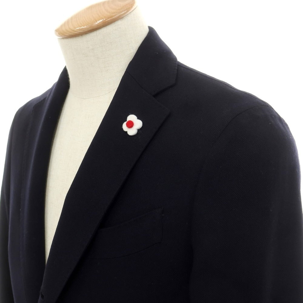 【中古】ラルディーニ LARDINI ウール テーラードジャケット ダークネイビー【 44 】【 状態ランクB 】【 メンズ 】