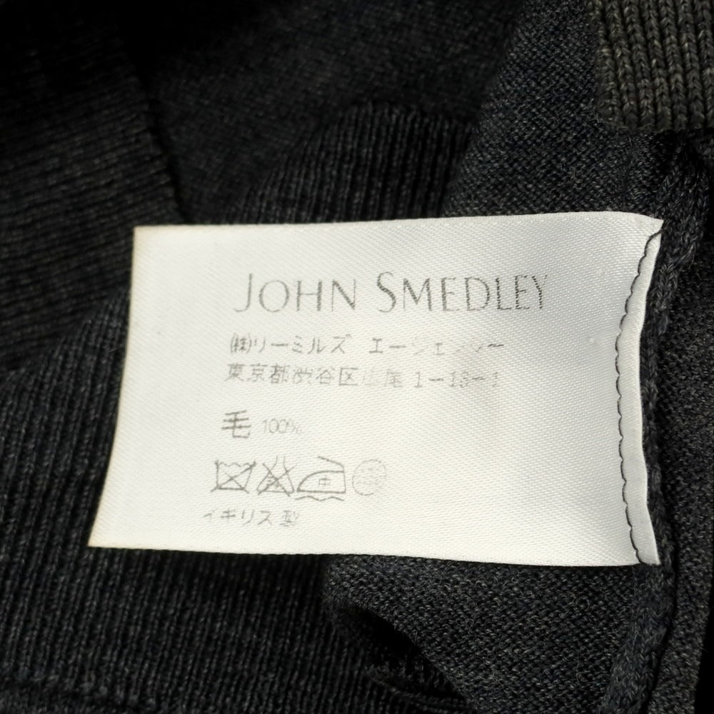 【中古】ジョンスメドレー JOHN SMEDLEY ハイゲージ ウール カーディガン グレー【 S 】【 状態ランクB 】【 メンズ 】