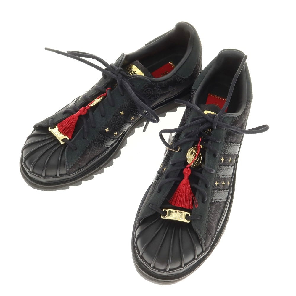 【中古】【未使用】クロット CLOT × adidas 2025年春夏 SUPERSTAR “CHINESE NEW YEAR” スニーカー ブラック【 27.5cm 】【 状態ランクS 】【 メンズ 】