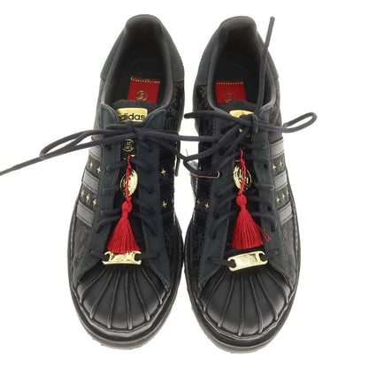 【中古】【未使用】クロット CLOT × adidas 2025年春夏 SUPERSTAR “CHINESE NEW YEAR” スニーカー ブラック【 27.5cm 】【 状態ランクS 】【 メンズ 】