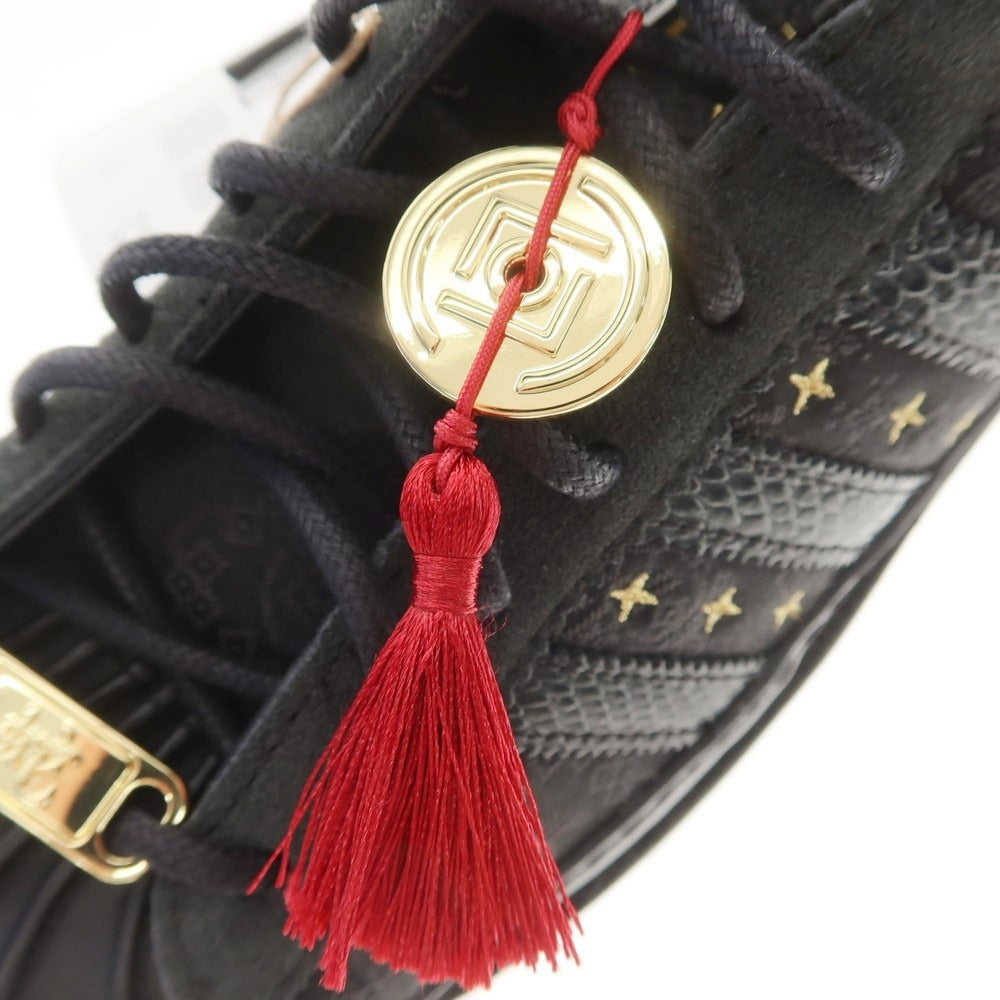 【中古】【未使用】クロット CLOT × adidas 2025年春夏 SUPERSTAR “CHINESE NEW YEAR” スニーカー ブラック【 27.5cm 】【 状態ランクS 】【 メンズ 】