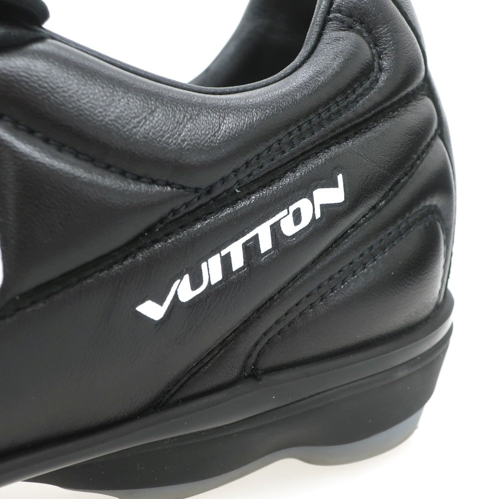 【中古】ルイ ヴィトン LOUIS VUITTON 2025年春夏 LV フットプリント サッカー スニーカー ブラック【 8 】【 状態ランクA 】【 メンズ 】