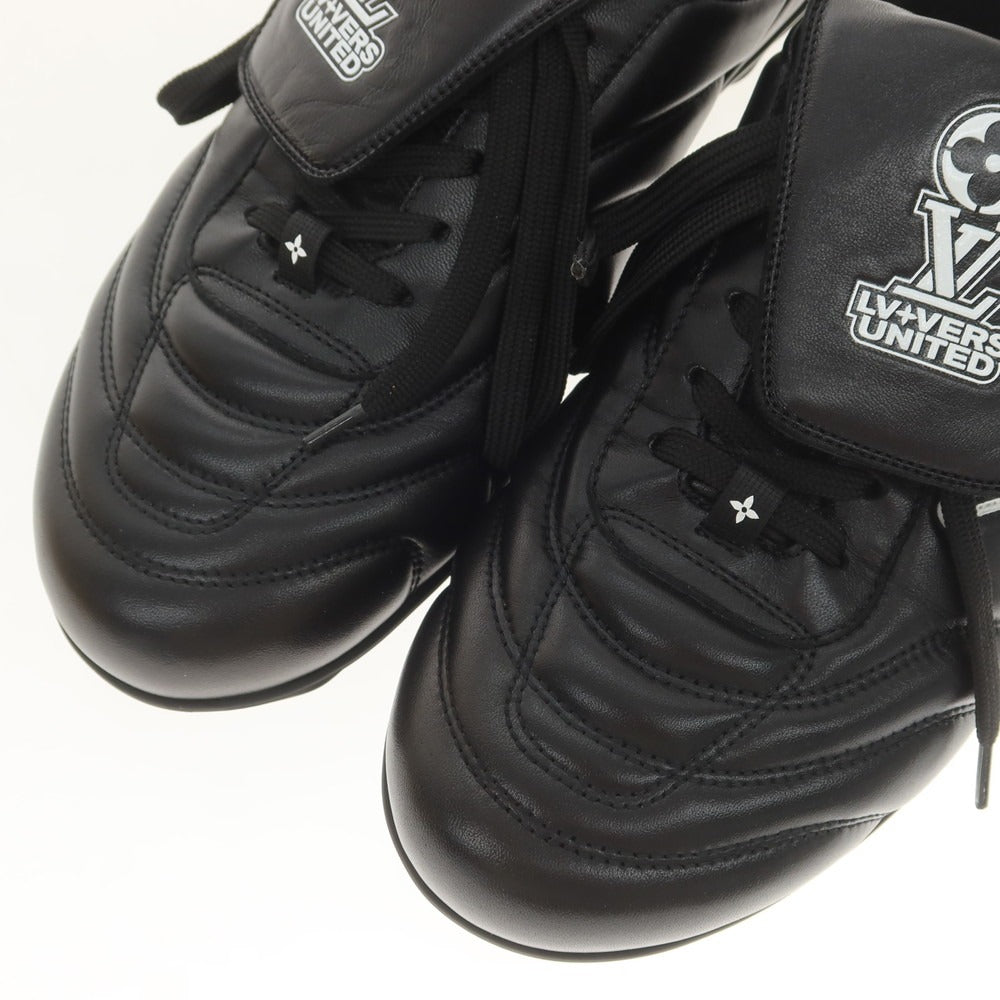 【中古】ルイ ヴィトン LOUIS VUITTON 2025年春夏 LV フットプリント サッカー スニーカー ブラック【 8 】【 状態ランクA 】【 メンズ 】