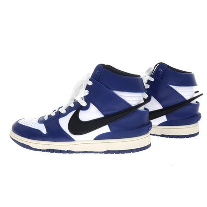 【中古】アンブッシュ AMBUSH × NIKE DUNK HI スニーカー ブルーxホワイト【 27cm 】【 状態ランクB 】【 メンズ 】