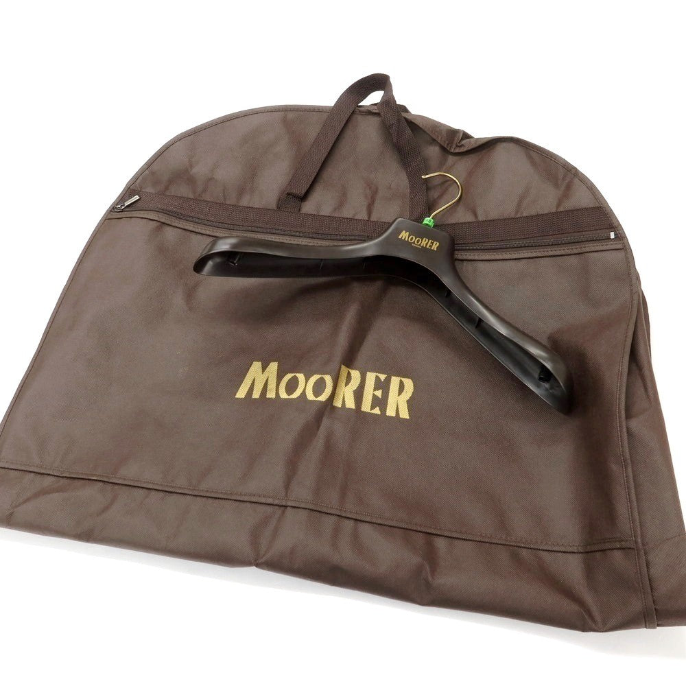 【中古】ムーレー MOORER ALFIERI ウールカシミヤ ファーダウンコート ネイビー【 48 】【 状態ランクB 】【 メンズ 】