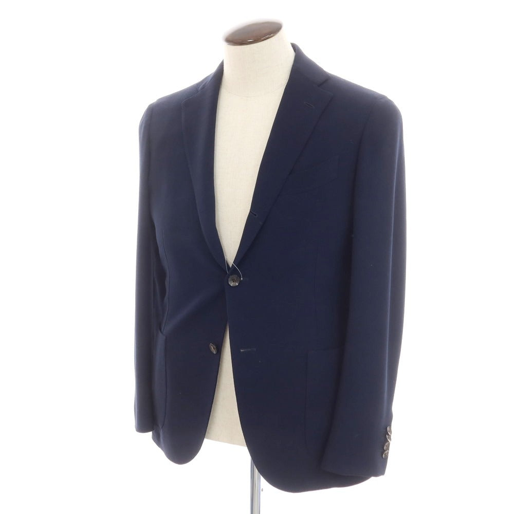 【中古】ラルディーニ LARDINI サマーウール テーラードジャケット ネイビー【 48 】【 状態ランクB 】【 メンズ 】