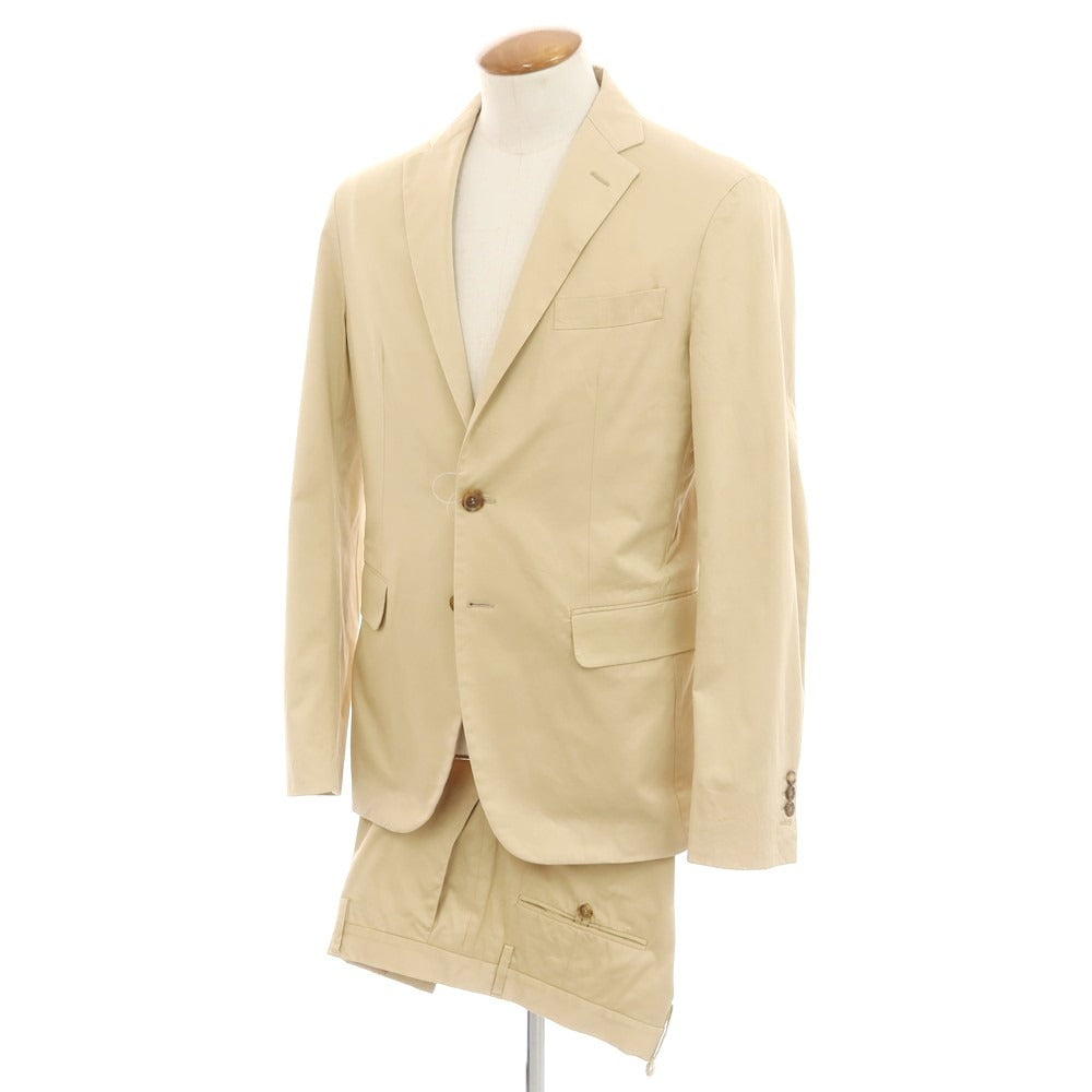 【中古】ディースクエアード DSQUARED2 ストレッチコットン 2つボタンスーツ ベージュ【 50 】【 状態ランクC 】【 メンズ 】