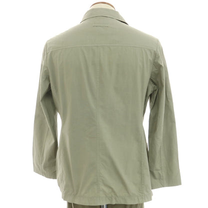 【中古】ティージャケット T-JACKET ストレッチコットン 2つボタンスーツ セージグリーン【 L 】【 状態ランクC 】【 メンズ 】