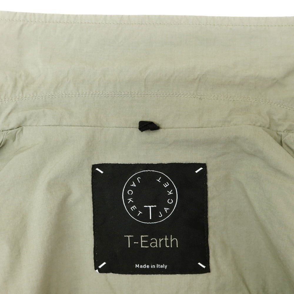 【中古】ティージャケット T-JACKET ストレッチコットン 2つボタンスーツ セージグリーン【 L 】【 状態ランクC 】【 メンズ 】
