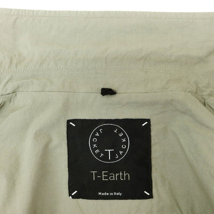 【中古】ティージャケット T-JACKET ストレッチコットン 2つボタンスーツ セージグリーン【 L 】【 状態ランクC 】【 メンズ 】