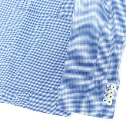 [Used] ESTNATION Cotton Houndstooth Pattern Casual Jacket Blue x White [L] [Condition Rank B] [Men&