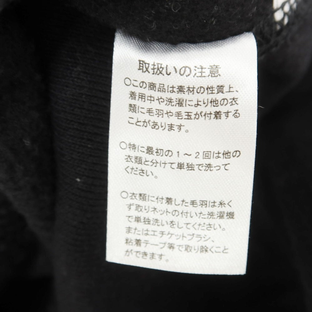 【中古】マナーズノーズ MANNERS KNOWS コットン系 プルオーバー パーカー ブラック【サイズXL】【 状態ランクB 】【 メンズ 】 [EPD]