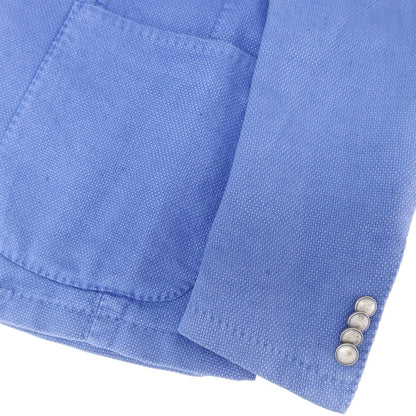【中古】タリアトーレ TAGLIATORE リネンコットン テーラードジャケット ブルー【 46 】【 状態ランクC 】【 メンズ 】