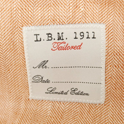 【中古】エルビーエム1911 L.B.M.1911 リネンコットン テーラードジャケット オレンジ系【 48 】【 状態ランクC 】【 メンズ 】