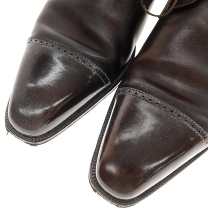 [Used] SUTOR MANTELLASSI Lace-up Boots Dark Brown x Khaki [40 1/2] [Condition Rank B] [Men&