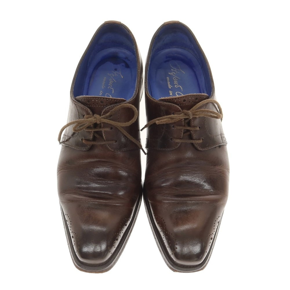 【中古】ステファノブランキーニ Stefano Branchini プレーントゥ ドレスシューズ ブラウン【サイズ6】【 状態ランクD 】【 メンズ 】[EPD]