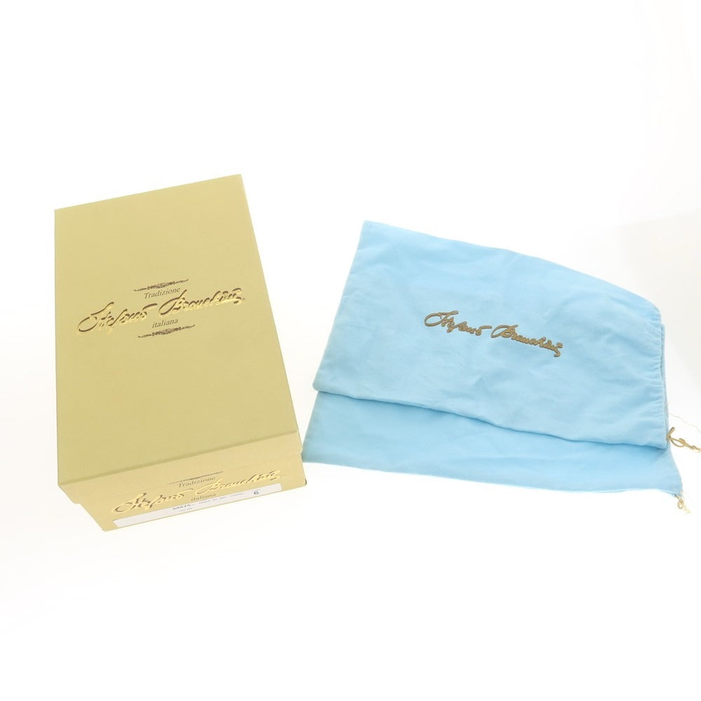 【中古】ステファノブランキーニ Stefano Branchini ホールカット ドレスシューズ バーガンディ【サイズ6】【 状態ランクC 】【 メンズ 】[EPD]