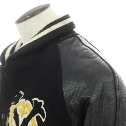 【中古】ビービーピー BBP ウール×レザー スタジャン ブラック【 XL 】【 状態ランクC 】【 メンズ 】