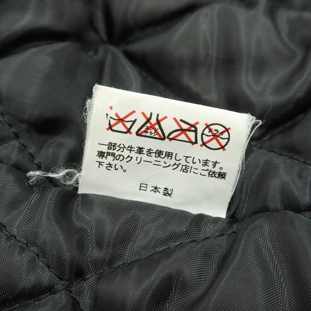 【中古】ビービーピー BBP ウール×レザー スタジャン ブラック【 XL 】【 状態ランクC 】【 メンズ 】