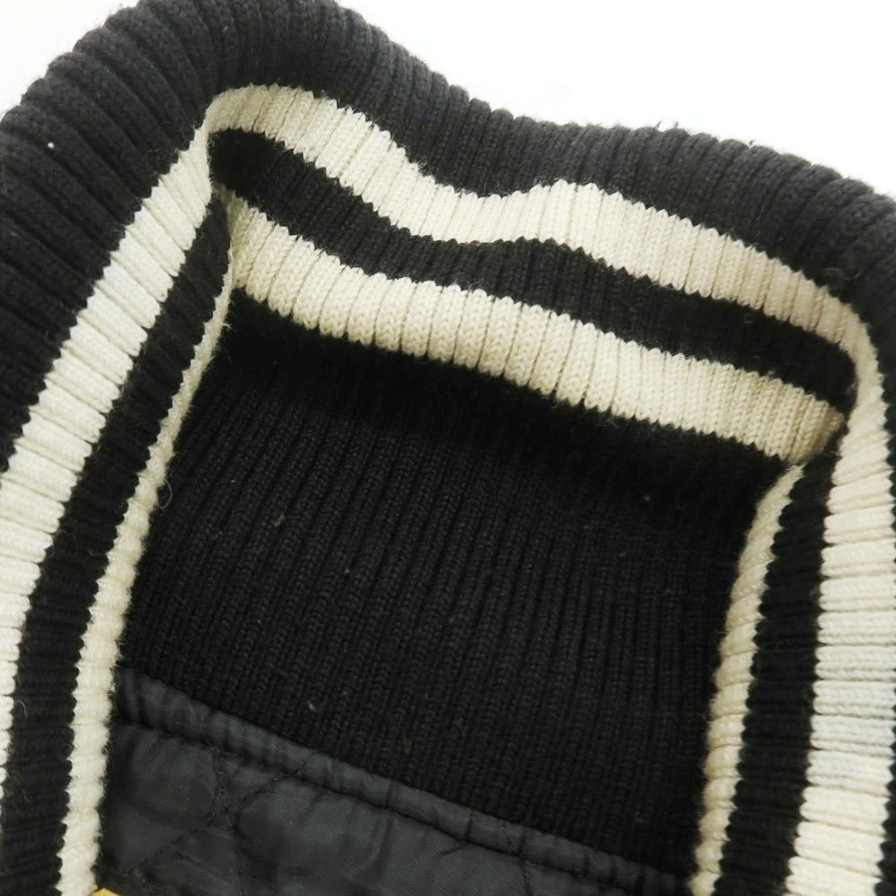 【中古】ビービーピー BBP ウール×レザー スタジャン ブラック【 XL 】【 状態ランクC 】【 メンズ 】