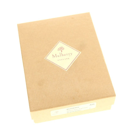 【中古】マルベリー MULBERRY クロコ型押しレザー RAFFLES HOTEL ポーチ ブラック【 状態ランクA 】【 ユニセックス 】
