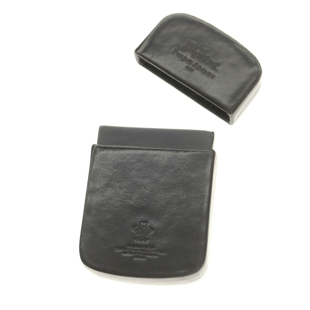 【中古】スウェイン アドニー ブリッグ SWAINE ADENEY BRIGG レザー 名刺入れ カードケース ブラック【 状態ランクC 】【 メンズ 】