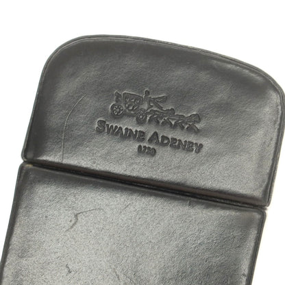 【中古】スウェイン アドニー ブリッグ SWAINE ADENEY BRIGG レザー 名刺入れ カードケース ブラック【 状態ランクC 】【 メンズ 】