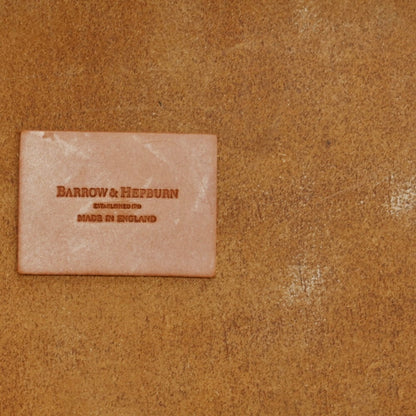 【中古】バロウ ヘップバーン BARROW &amp; HEPBURN ブライドルレザー シューシャインキット ボックス ライトブラウン【 状態ランクB 】【 メンズ 】