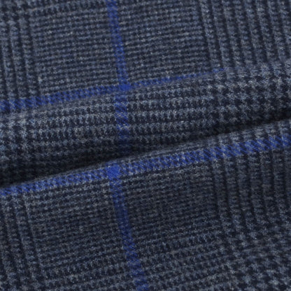 【中古】ジョシュアエリス Joshua Ellis ウール チェック マフラー グレーxネイビー【 状態ランクA 】【 メンズ 】