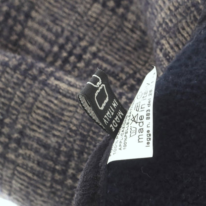 【中古】アルポ ALPO ウール グレンチェック フリースライニング 手袋 グローブ ネイビーxベージュ【 状態ランクB 】【 メンズ 】