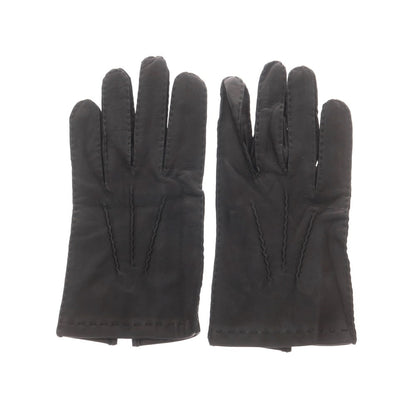【中古】デンツ DENTS レザー シルクライニング 手袋 グローブ ブラック【 8 】【 状態ランクB 】【 メンズ 】