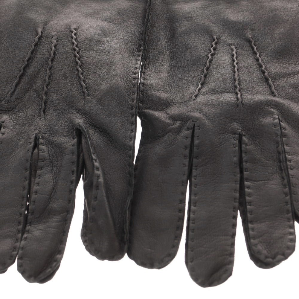 【中古】デンツ DENTS レザー シルクライニング 手袋 グローブ ブラック【 8 】【 状態ランクB 】【 メンズ 】