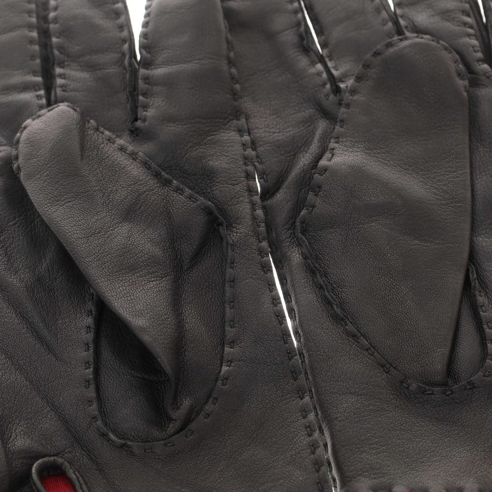 【中古】デンツ DENTS レザー シルクライニング 手袋 グローブ ブラック【サイズ8】【 状態ランクB 】【 メンズ 】 [CPD]