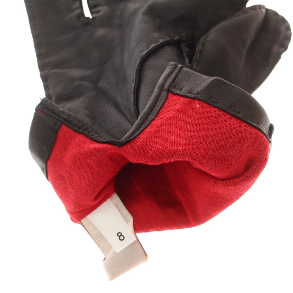 【中古】デンツ DENTS レザー シルクライニング 手袋 グローブ ブラック【 8 】【 状態ランクB 】【 メンズ 】