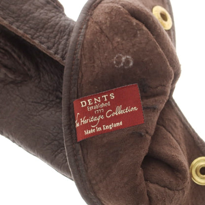【中古】デンツ DENTS ペッカリーレザー 手袋 グローブ ダークブラウン【 状態ランクB 】【 メンズ 】