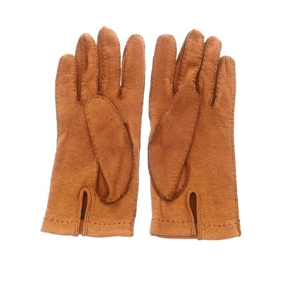 【中古】その他ブランド Brand ペッカリーレザー 手袋 グローブ ライトブラウン【 8 】【 状態ランクB 】【 メンズ 】