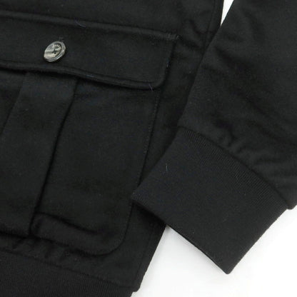 【中古】ヘルノ Herno ウールカシミヤ 中綿 バルスタリーノブルゾン ブラック【 48 】【 状態ランクB 】【 メンズ 】