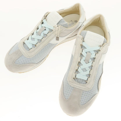 【中古】ディアドラ Diadora HERITAGE EQUIPE スニーカー ライトグレーxホワイト【 26 】【 状態ランクA 】【 メンズ 】