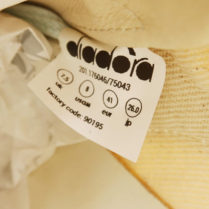 【中古】ディアドラ Diadora HERITAGE EQUIPE スニーカー ライトグレーxホワイト【 26 】【 状態ランクA 】【 メンズ 】