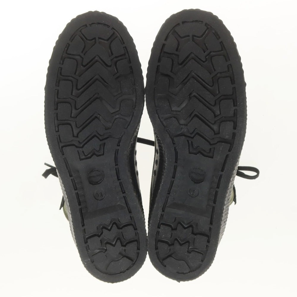 【中古】コムデギャルソンシャツ COMME des GARCONS SHIRT × SPALWART スエード スニーカー オリーブxブラック【 41 】【 状態ランクA 】【 メンズ 】
