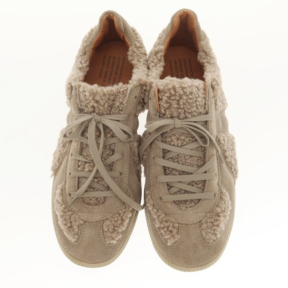 【中古】【未使用】ビューティフルピープル beautiful people × REPRODUCTION OF FOUND スニーカー ダークベージュ【サイズ43】【 状態ランクS 】【 メンズ 】[EPD]