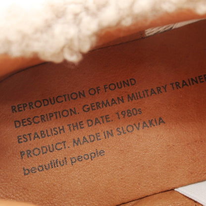 [Used] [Unused] Beautiful People × REPRODUCTION OF FOUND German Military Trainer Boa Sneakers Dark Beige [43] [Condition Rank S] [Men&